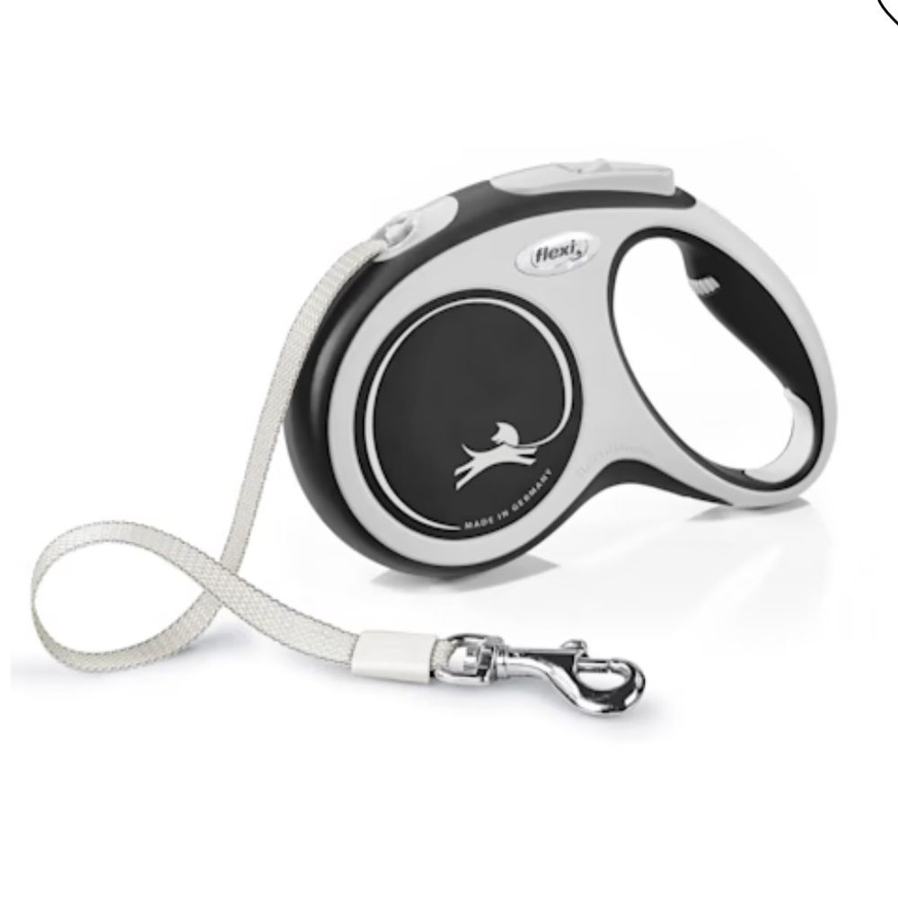 NWOT Flexi New Comfort Retractable Dog Leash in Grey, 16' ft., Medium